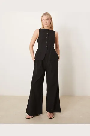 ASOS Mono largo estilo chaleco abotonado de