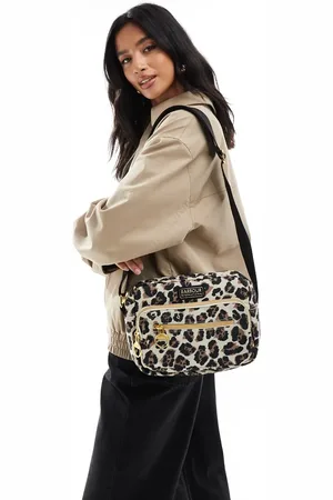 Barbour Bandolera color perla con estampado de jaguar Boulevard de -Negro