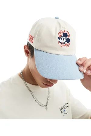 ASOS Gorra color y vaquera con diseño de Mickey Mouse de Disney de -Blanco