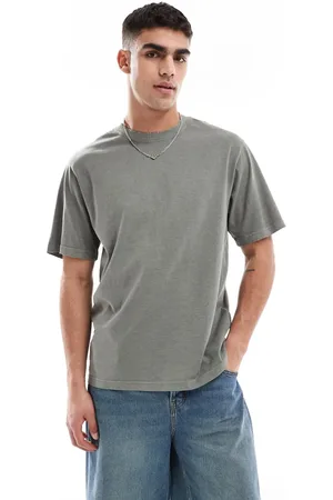 Only & Sons Camiseta caqui con diseño desgastado de -Blanco
