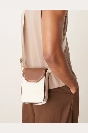 ASOS Bandolera color de lona de -Blanco
