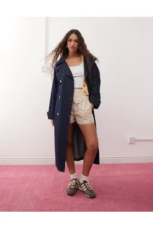 Miss Selfridge Gabardina vaquera de estilo wéstern de -Azul