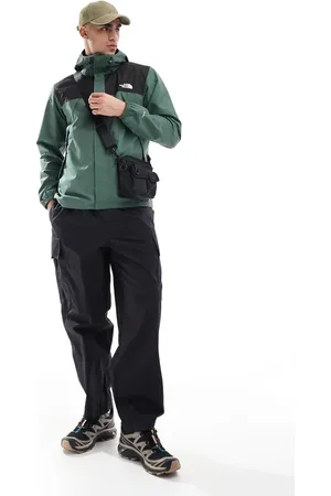 The North Face Chaqueta verde y negra Antora de