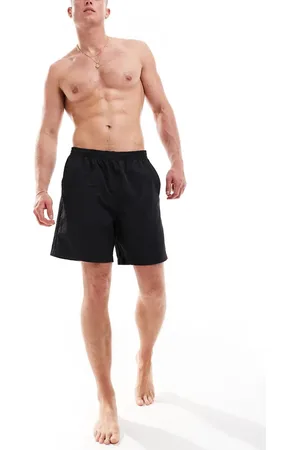 Weekday Shorts de baño negros de estilo skater Ed de