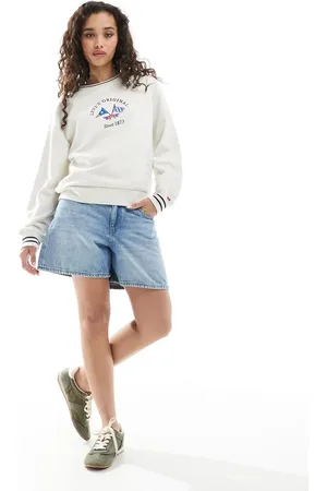 JJXX Pantalones cortos vaqueros con lavado azul claro de