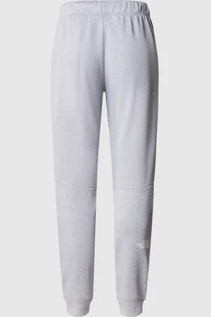 The North Face Joggers grises y blancos de felpa Reaxion de
