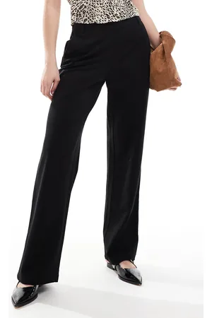 ONLY Pantalones negros de pernera recta de