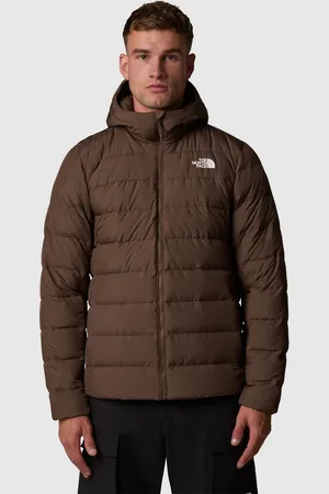 The North Face Chaqueta acolchada marrón con capucha Aconcagua 3 de