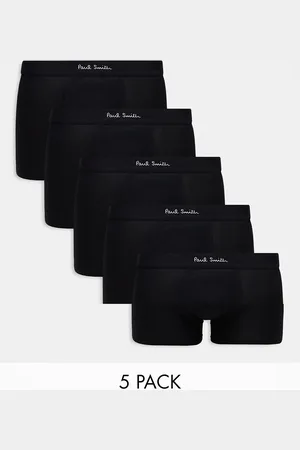 Paul Smith Pack de 5 calzoncillos negros con logo en la cinturilla de Paul Smith