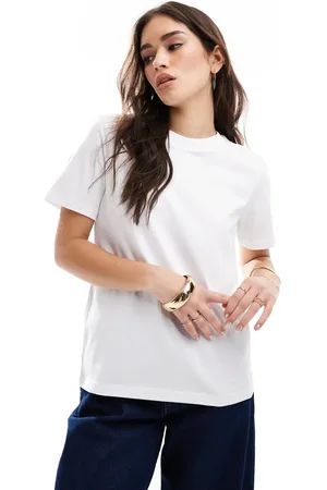 ONLY Camiseta blanca con cuello redondo Ultimate de