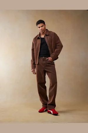 ASOS Vaqueros tostados holgados de (parte de un conjunto)-Marrón