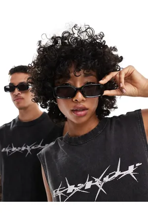Weekday Gafas de sol negras cuadradas unisex Cruise de