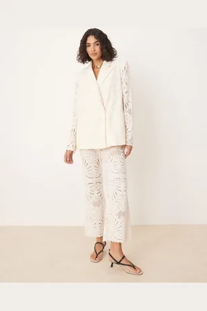 ASOS Americana color con detalle bordado de (parte de un conjunto)-Sin color
