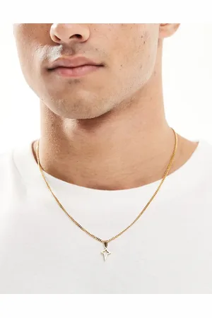 ASOS Collar con colgante de estrella de acero inoxidable resistente al agua de