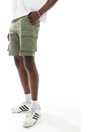 Only & Sons Pantalones cortos cargo verdes de