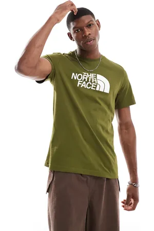 The North Face Camiseta verde y blanca Easy de