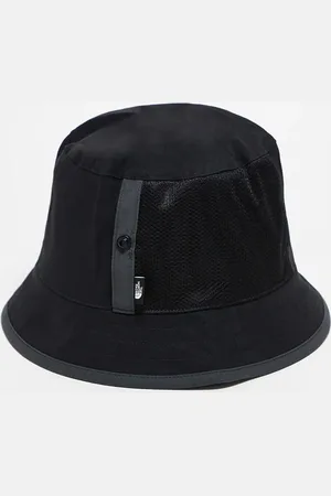 The North Face Sombrero de pescador negro y gris reversible Class V de