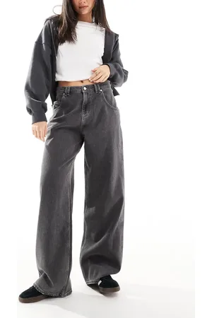 Tommy Hilfiger Vaqueros negro lavado holgados de talle bajo Daisy de