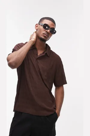 Topman Polo holgado y plisado de