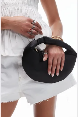 MANGO Bolso con detalle anudado de satén de