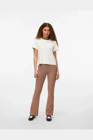 VERO MODA Pantalones de -Marrón