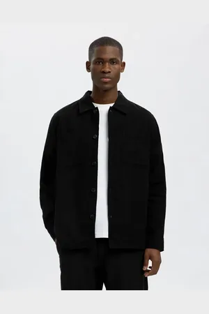 SELECTED Sobrecamisa negra de