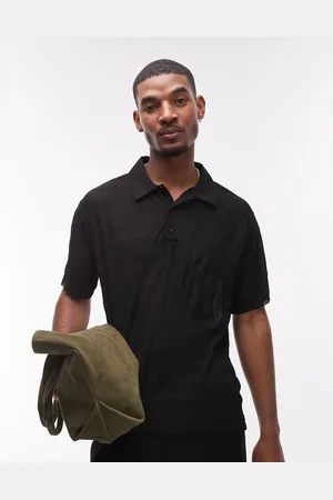 Topman Polo holgado plisado de