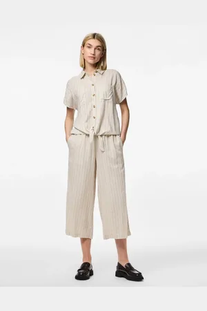 Pieces® Pantalones culotte blanco de -Neutro