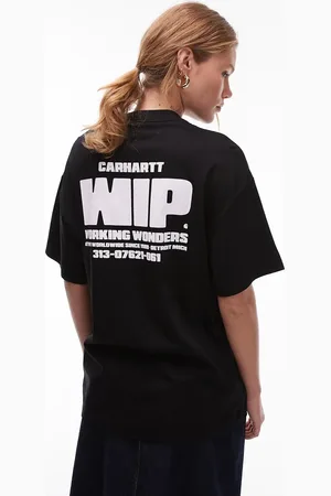 Carhartt Camiseta negra con estampado trasero Day Off de