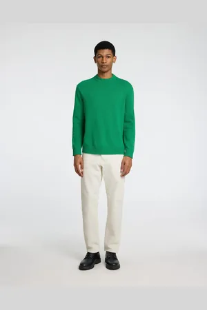 SELECTED Vaqueros blanco garza de corte tapered estándar de -Gris