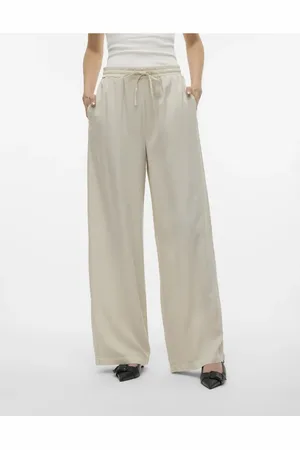 VERO MODA Pantalones plateados de