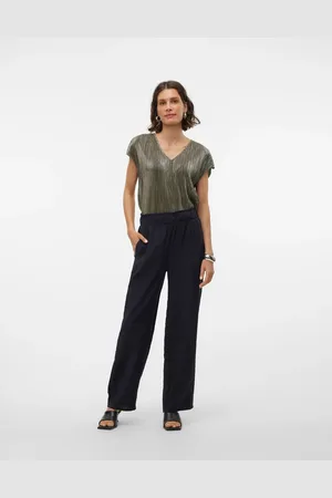 VERO MODA Pantalones negros de
