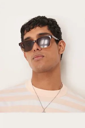 ASOS Gafas de sol de estilo retro con lentes marrones de