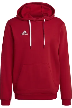adidas Sudadera roja con capucha de adidas Football-Rojo