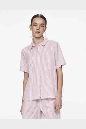 Pieces® Camisa de manga corta de -Morado
