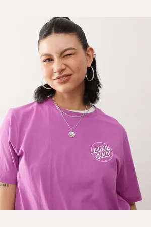 Santa Cruz Camiseta con estampado trasero del logo Dot de