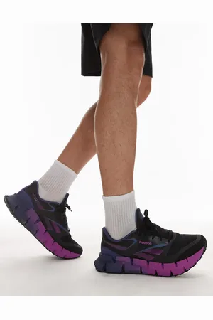 Reebok Zapatillas de deporte negras y moradas Floatzig de Running