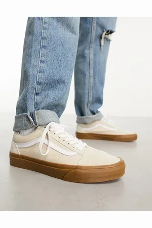 Vans Zapatillas de deporte color avena con suela de goma Old Skool de -Beis neutro