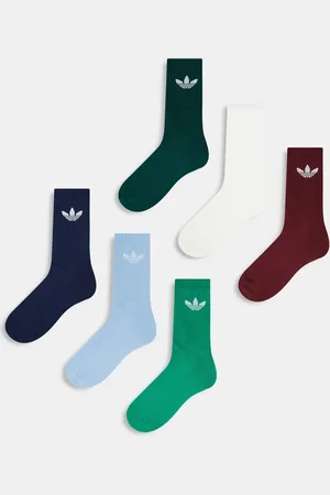 adidas Pack de 6 pares de calcetines de varios colores de
