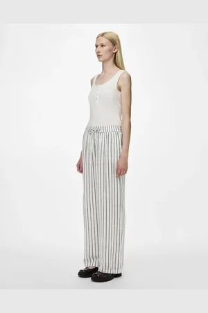 Pieces® Pantalones de pernera ancha de