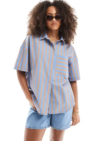 ASOS Camisa a extragrande de manga corta de -Multicolor