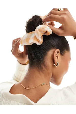 ASOS Coletero abullonado a cuadros vichy de colores extragrande de organza de