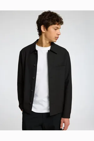 SELECTED Sobrecamisa negra de