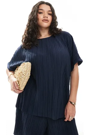 VERO MODA Camiseta plisada de (parte de un conjunto)