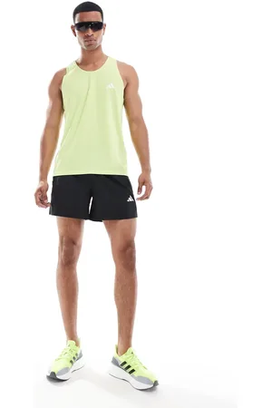 adidas Camiseta verde sin mangas Own The Run de adidas Running