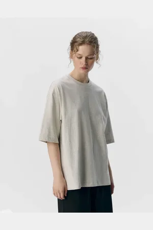Object Camiseta gris claro jaspeado de