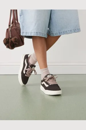 Vans Zapatillas de deporte oscuro con suela gruesa de ante Hylane de