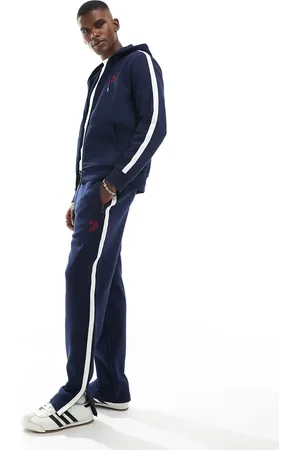 Ralph Lauren Pantalones de chándal con detalle de banda y logo de P con alas de piqué Run Club de (parte de un conjunto)