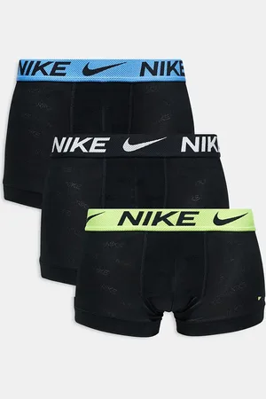 Nike Pack de 3 calzoncillos negros con estampado del logo repetido Elite Breathe de