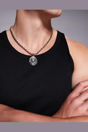 ASOS Collar con medallón grueso de la Virgen María de
